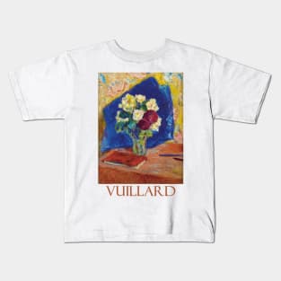 The Bouquet and the Book (1910) by Edouard Vuillard Kids T-Shirt